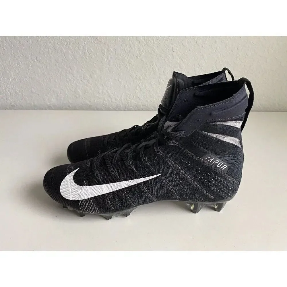 Nike Vapor Untouchable 3 Elite Black Promo‎ Cleats AO3006-010 Men's Size 12.5